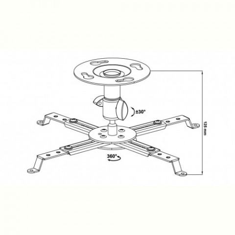Кріплення для проектора Walfix PB-14B