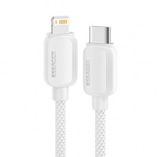 Кабель Essager Breeze USB Type-C - Ligthning (M/M), 20W, 2 м White (EXCTL-WLA02-P)