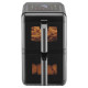 Мультипіч Sencor Dual Vita Fryer, 3000Вт, чаша-5.8+5.8л, сенсорне керув., 2 чаши, з віконцем, гриль, пластик, чорний