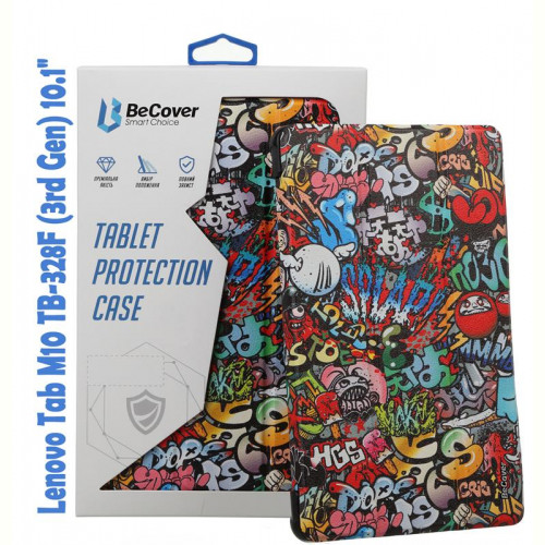 Чохол-книжка BeCover Smart для Lenovo Tab M10 TB-328F (3rd Gen) 10.1" Graffiti (708294)