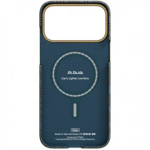 Чохол Pitaka Edge Ultra-Slim для iPhone 17 Pro Maxс Breath of Veins Dive Green (BV1703PM)