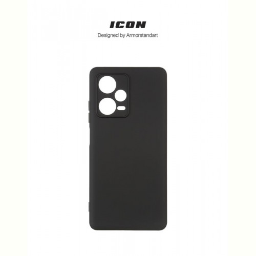 Чохол-накладка Armorstandart Icon для Xiaomi Redmi Note 12 Pro+ 5G Camera cover Black (ARM65211)