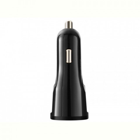 Автомобильний зарядний пристрій Canyon (1USB, 2.4A) Black (CNE-CCA033B) + кабель Lightning