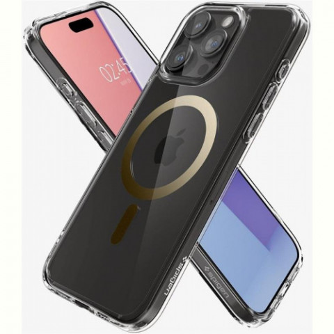 Чохол-накладка Spigen Ultra Hybrid MagFit для Apple iPhone 15 Pro Gold (ACS06718)