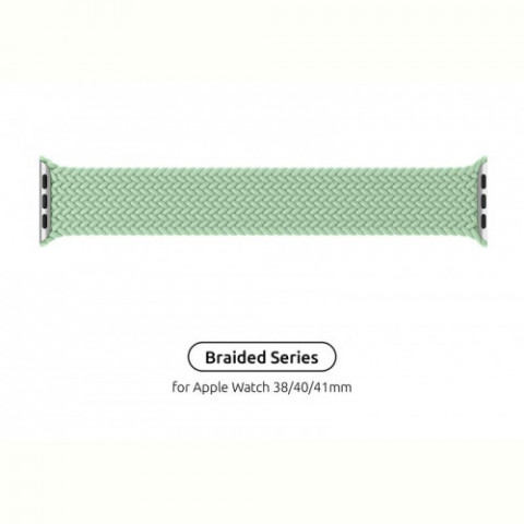 Ремінець Armorstandart Braided Solo Loop для Apple Watch 38mm/40mm/41mm Mint Size 6 (144 mm) (ARM64902)