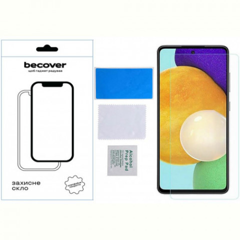 Захисне скло BeCover для Samsung Galaxy A54 5G SM-A546 Crystal Clear Glass 3D (709255)