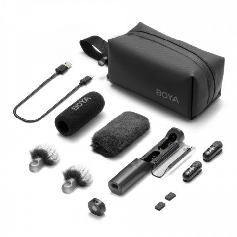 Бездротовий мікрофон BOYA Magic-05 Type-C Black Купити в Україні