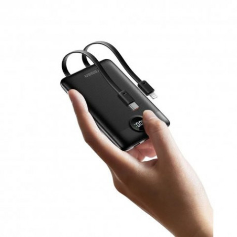 Зовнішній акумулятор Power Bank VEGER C11 10000mAh 22.5W Black (VG-W1170)