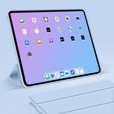 Чохол BeCover Tri Fold Soft TPU Silicone для Apple iPad Air 11" M2 2024 Light Blue (711409)