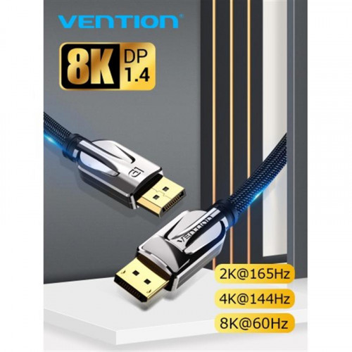 Кабель Vention DisplayPort-DisplayPort, 3 m, v1.4, Black (HCABI)