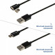 Кабель Grand-X USB-Lightning, магнітний, 1м, Black (MG-01L)
