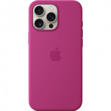 Чохол-накладка Apple Silicone Case with MagSafe для Apple iPhone 16 Pro Max Fuchsia (MYYX3)