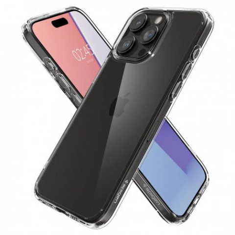Чохол Spigen Ultra Hybrid для Apple iPhone 15 Pro Max Crystal Clear (ACS06565)