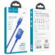 Кабель Hoco U107 USB Type-C - USB V 3.0 (M/F), 1.2 м, синій (U107CU3BL)