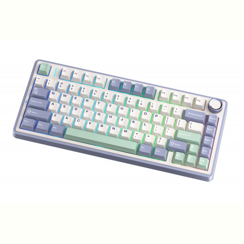 Клавіатура бездротова Aula F75 White (6948391208640)