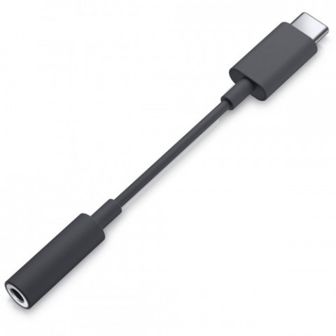 Адаптер Dell 3.5 мм - USB Type-C (F/M), Black (3GVVD)