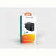 Мережевий зарядний пристрій Grand-X (2xUSB 2.4А) Black (CH-50)