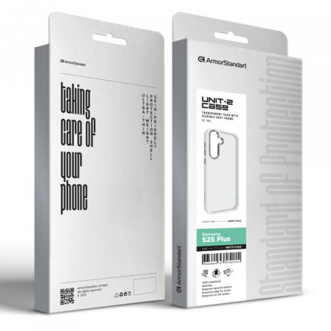 Чохол ArmorStandart UNIT2 для Samsung S25 Plus Matte Clear (ARM81842)