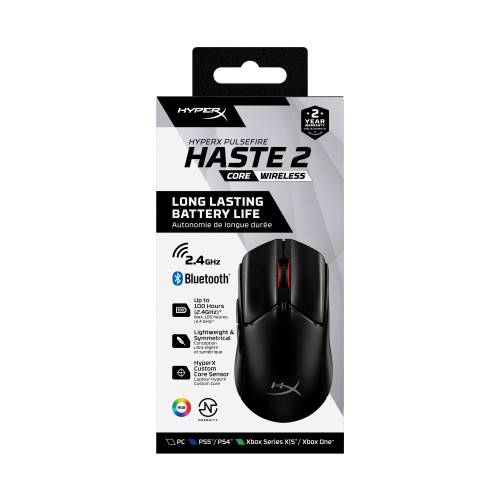 Миша бездротова HyperX Pulsefire Haste 2 Core Wireless Black (8R2E6AA)