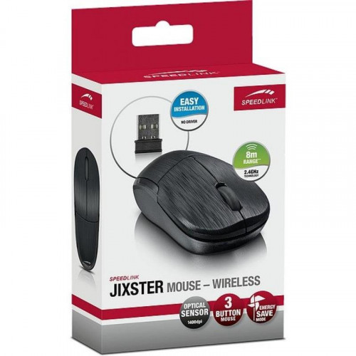 Мишка бездротова Speed Link Jixster (SL-630010-BK) Black USB