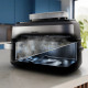 Мультипіч Philips Ovi Dual SteamFry 2750Вт, чаша-3+6л, сенсорне управл., 8 авто. програм, пластик/метал, сірий