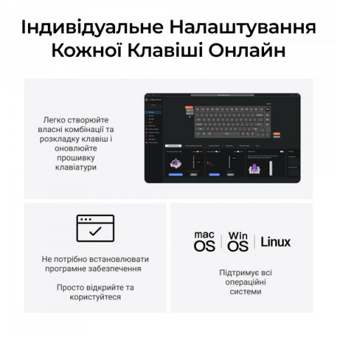 Клавіатура бездротова Keychron Q1 HE Magnetic Switch Black RGB (Q1H-M1-UA) Купити в Україні