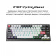 Клавіатура бездротова Keychron Q1 HE Magnetic Switch Black RGB (Q1H-M1-UA) Купити в Україні