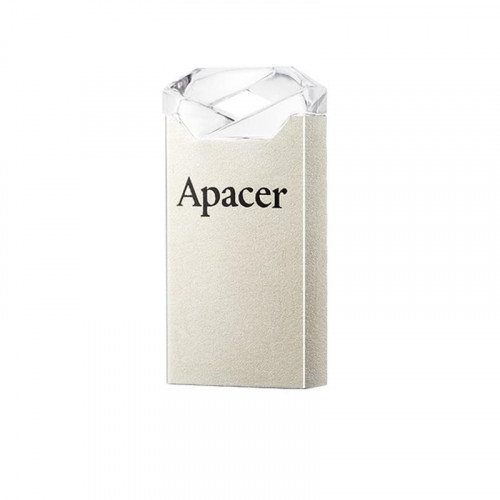 Флеш-накопичувач USB 16GB Apacer AH111 Silver/Crystal (AP16GAH111CR-1)