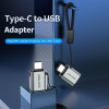 Адаптер Vention USB Type-C AM - USB 3.0 AF Gray (CDQH0)