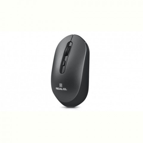 Миша бездротова REAL-EL RM-470W Dark Gray