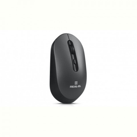 Миша бездротова REAL-EL RM-470W Dark Gray