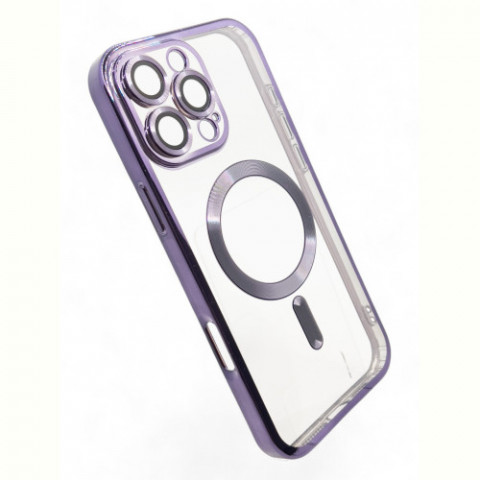 Чохол-накладка BeCover TPU Chrome Case MagSafe для Apple iPhone 16 Pro Purple (712084)