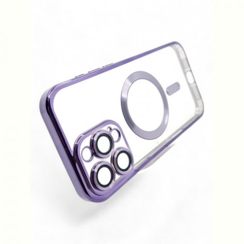 Чохол-накладка BeCover TPU Chrome Case MagSafe для Apple iPhone 16 Pro Purple (712084)