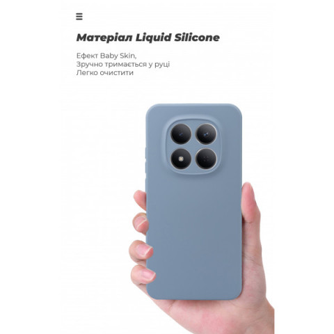 Чохол ArmorStandart ICON для Xiaomi Redmi Note 15 Pro 5G Camera cover Winter Blue (ARM89822)