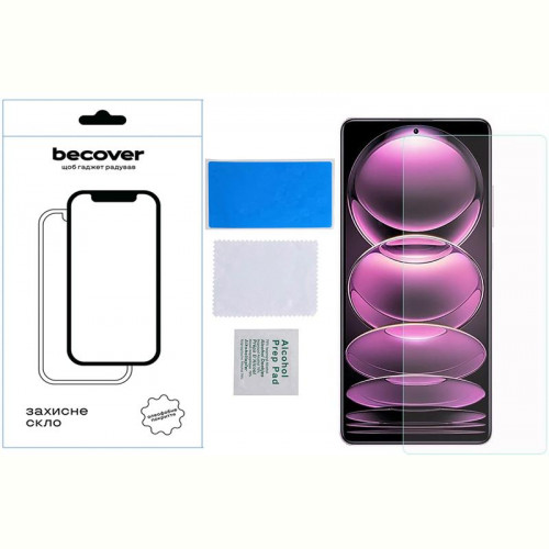 Захисне скло BeCover для Xiaomi Redmi Note 12 Pro/12 Pro 5G/12 Pro Plus Crystal Clear Glass 3D (709271)