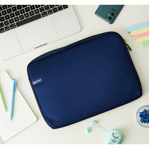 Чохол для ноутбука Amazon Basics Sleeve 13.3" Navy Blue (B011J4C1MA)