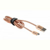 Кабель Cablexpert (CCPB-M-USB-08G) USB 2.0 A - microUSB, преміум, 1м, золотистий