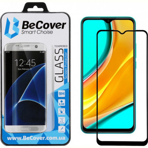 Захисне скло BeCover для Xiaomi Redmi 9 Black (705112)