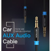 Кабель Vention Audio 3.5 mm M - 3.5 mm M, 1.5 m, Black (P350AC150-B-M)