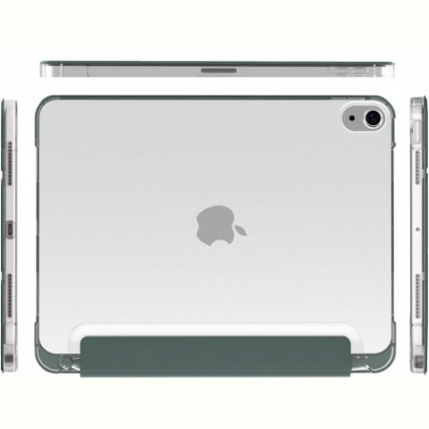 Чохол BeCover Soft Edge з кріпленням Apple Pencil для Apple iPad Air 11" M2 2024 Dark Green (711426)