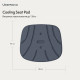 Охолоджувальний килимок для сидіння LiberNovo Cooling Seat Pad Black Купити в Україні