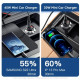 Автомобільний зарядний пристрій Essager Gyroscope Mini Charger USB-A + Type-C 45W Black (ECCAC45-TL01-Z)