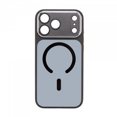 Чохол ArmorStandart Unit-C MagCase SE для Apple iPhone 17 Pro Max Black Orange (ARM86322)