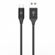 Кабель HP USB - USB-C, 1м, чорний (DHC-TC102-1M)