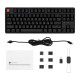 Клавіатура механічна Keychron C3 Pro V2 87Key, K pro Brown, USB-A, QMK, Hot-swap,8K, EN/UKR, RGB, чорний