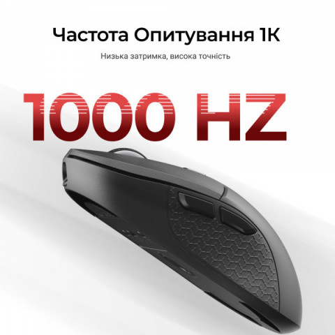 Миша Keychron M3 Wireless/Bluetooth/USB Black PAW3395 (M3-A1) Купити в Україні