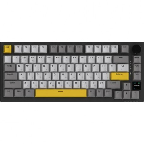 Бездротова клавіатура ігрова Ajazz AK820 Pro Black (AK820PRO-FF-BGY)