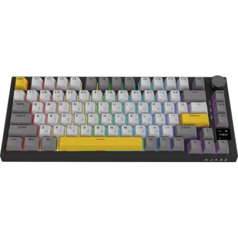 Бездротова клавіатура ігрова Ajazz AK820 Pro Black (AK820PRO-FF-BGY)