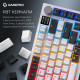 Бездротова механічна клавіатура GamePro MK160D Pro QLAB Sakura Switch White Купити в Україні