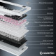 Бездротова механічна клавіатура GamePro MK160D Pro QLAB Sakura Switch White Купити в Україні